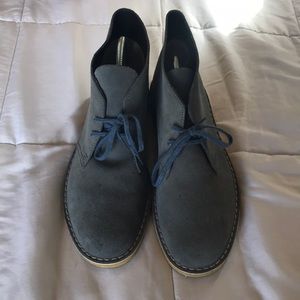 Men’s Blue Suede Shoes